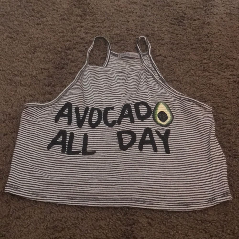 Graphic crop tank